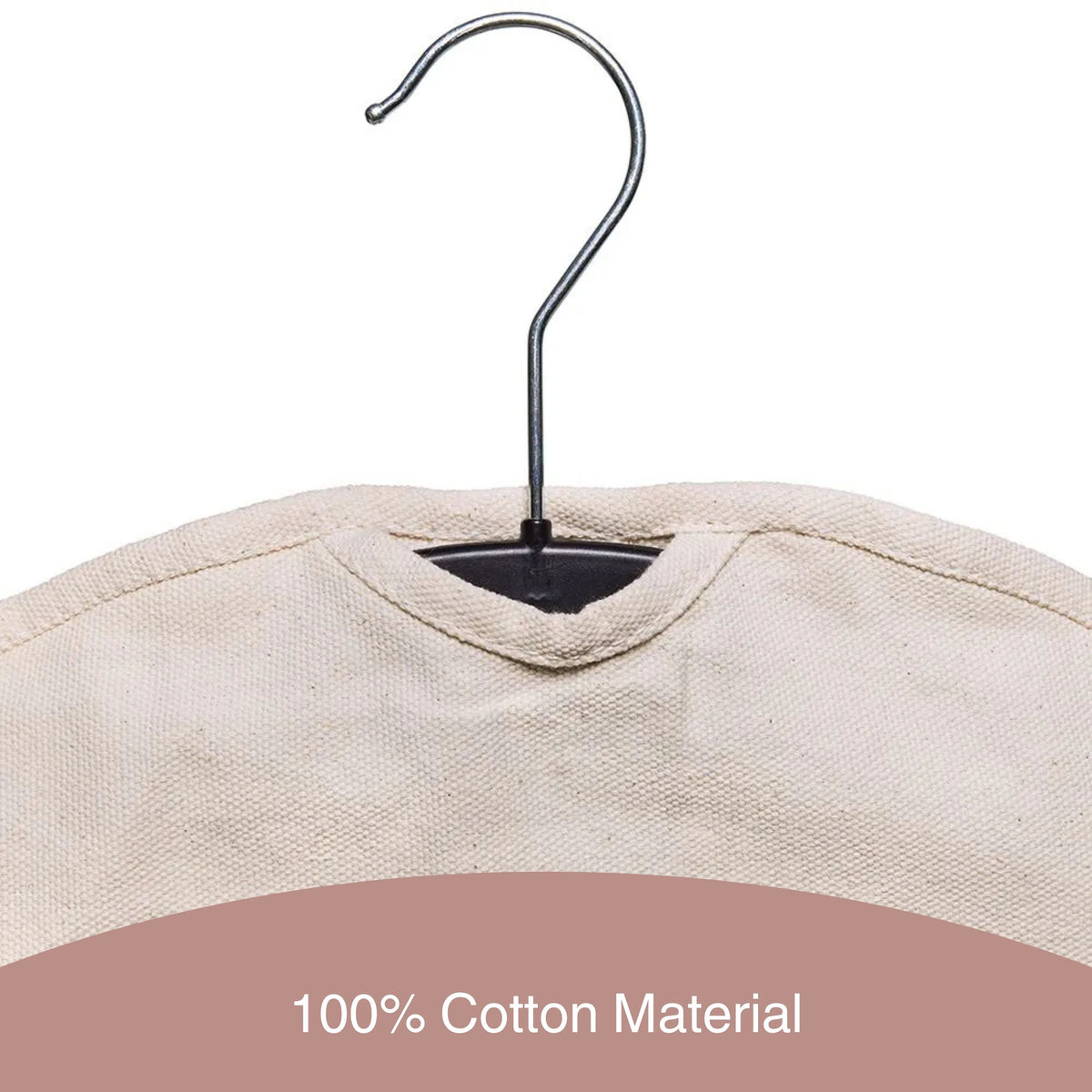 Cotton Garment Bag – Natural Cotton Clothing Cover (Pack of 2, S and L)